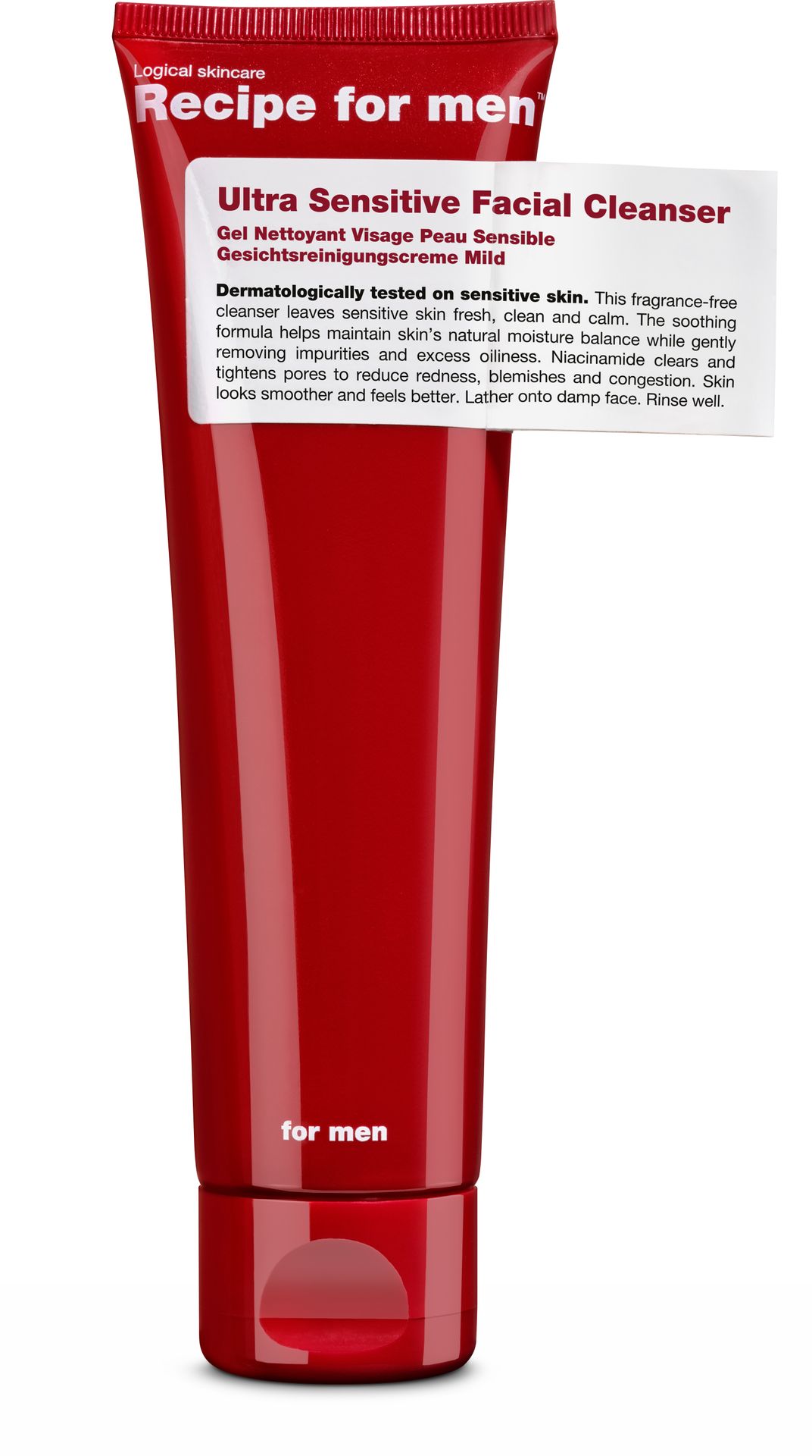 Recipe for men Recipe for Men Ultra Sensitive Facial Cleanser 22