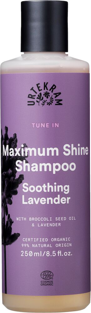 Urtekram Tune In Soothing Lavender Maximum Shine Shampoo - szampon do włosów 250 ml