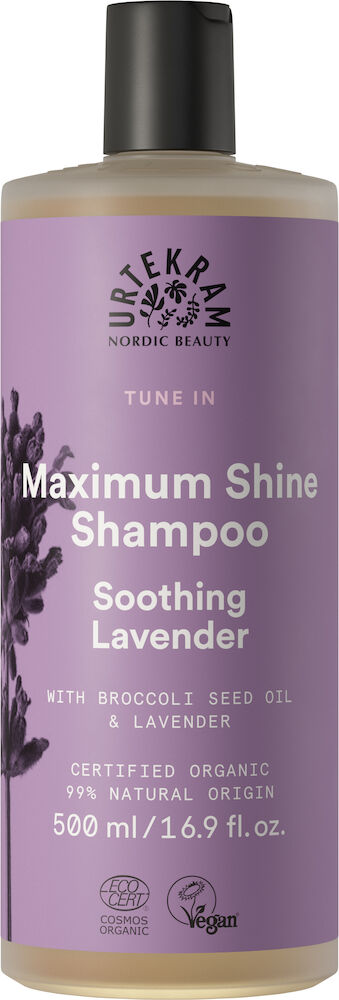 Urtekram Tune In Soothing Lavender Maximum Shine Shampoo - szampon do włosów 500 ml