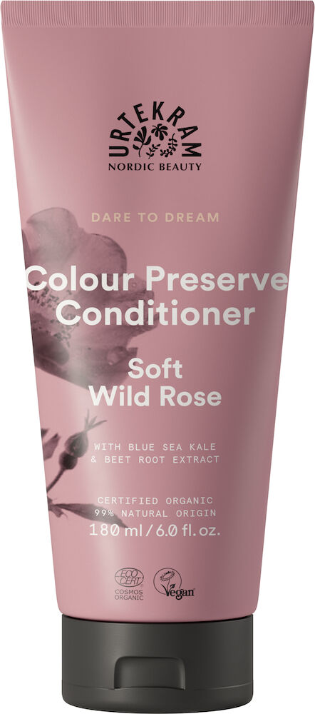 Urtekram Dare To Dream Soft Wild Rose Color Preserve Conditioner Soft Wild Rose - odżywka do włosów 180 ml