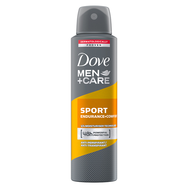 Dove UNILEVER Men+Care Dezodorant spray Sport Endurance+Comfort 48H 150ml 660048