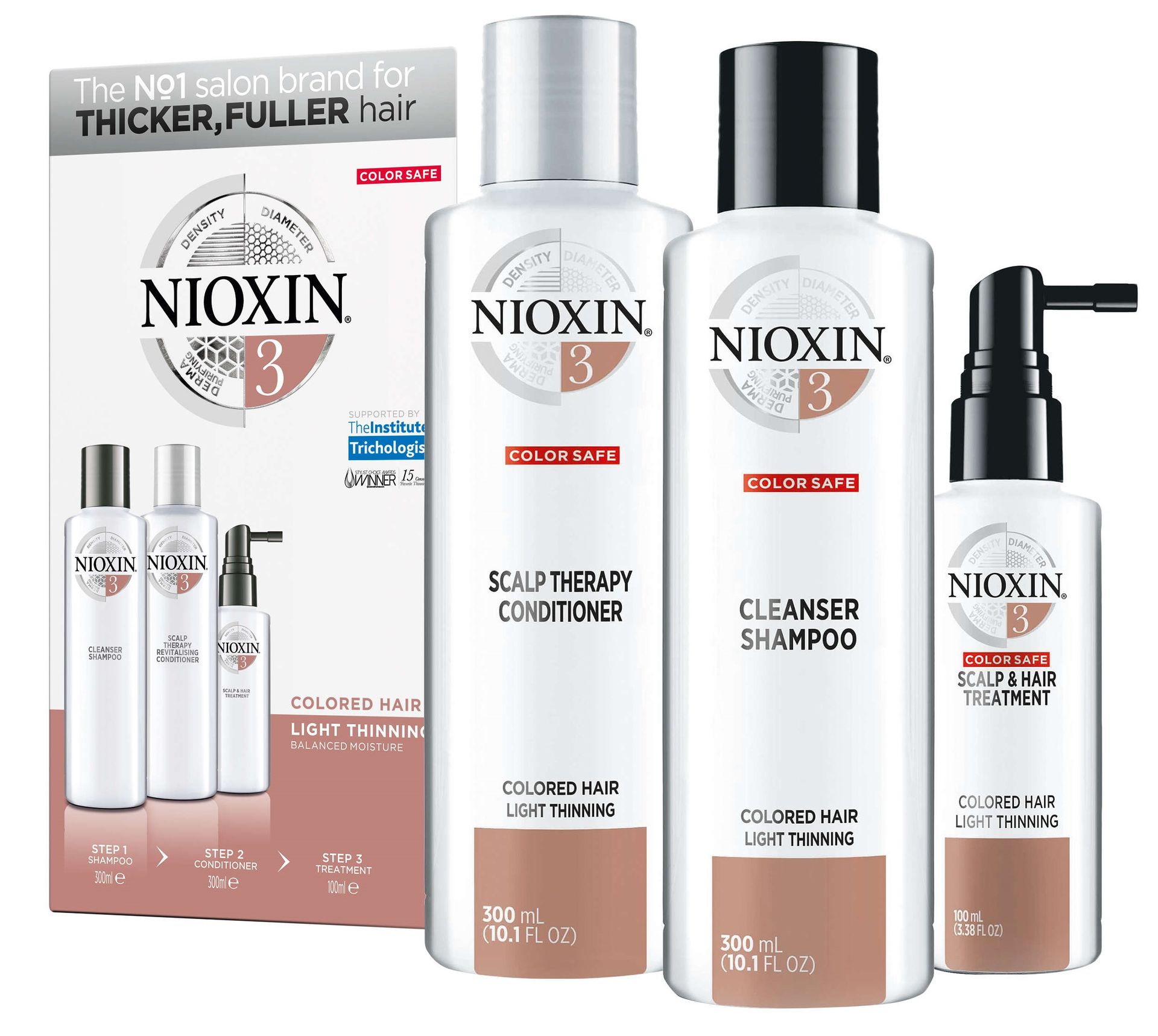 Nioxin Care Care Loyalty Kit System 3 - Zestaw pielęgnacyjny do włosów 700 ml