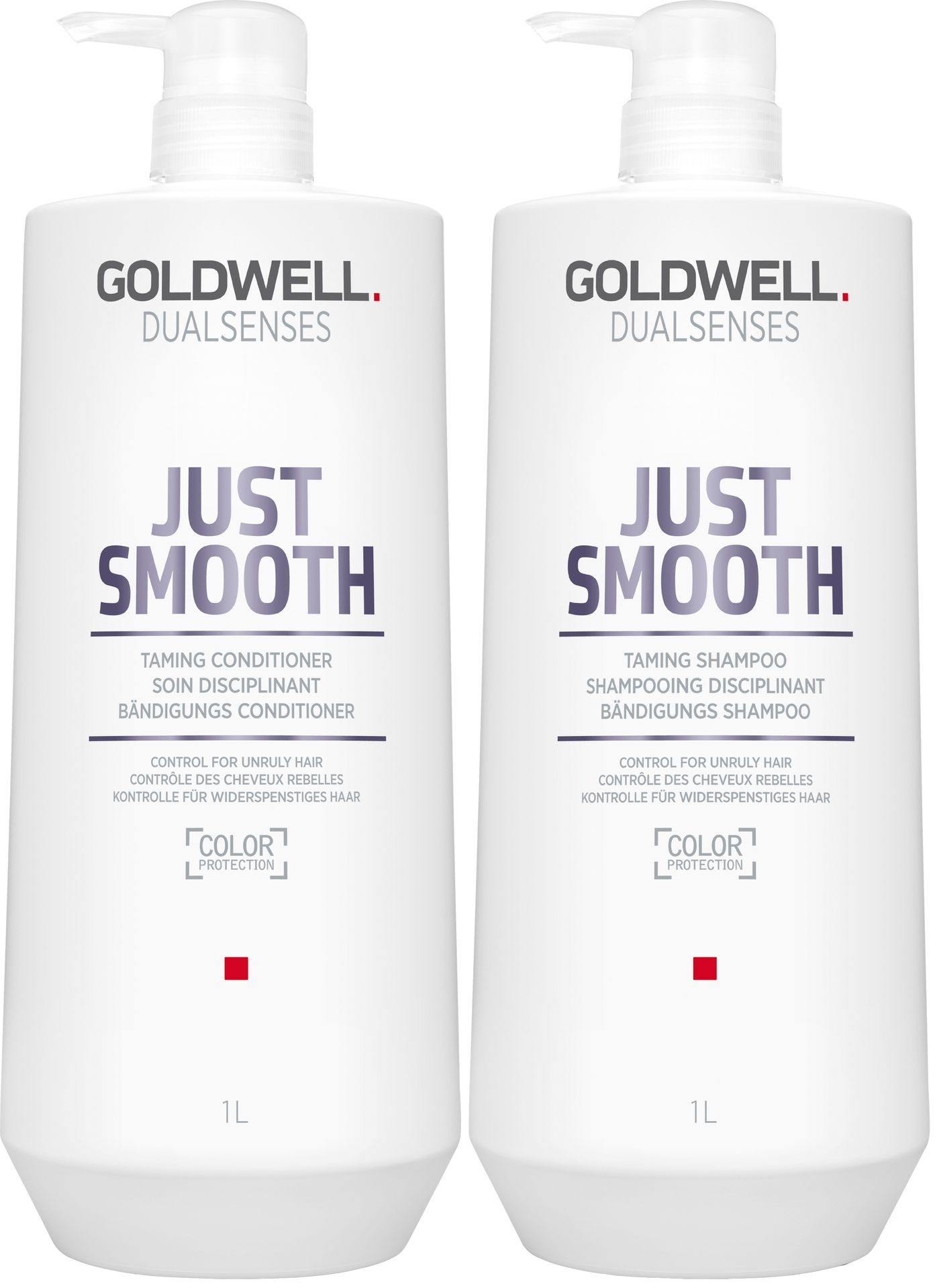 Goldwell Dualsenses Just Smooth Zestaw ujarzmiający 2 x 1000 ml