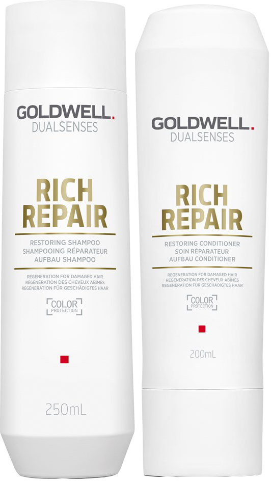 Goldwell Dualsenses Rich Repair Zestaw odbudowujący 200 ml + 250 ml