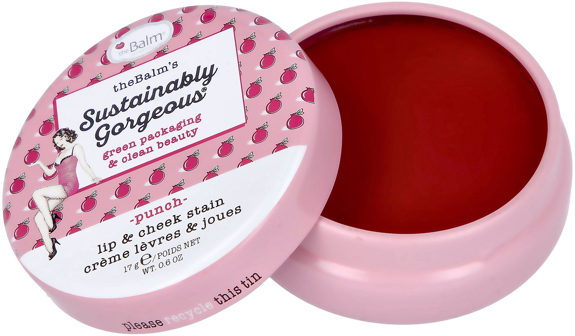 the Balm Sustainably Gorgeous Lip & Cheek Stain Punch