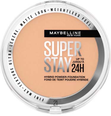 Maybelline New York Superstay 24H Hybrid Powder Foundation 21