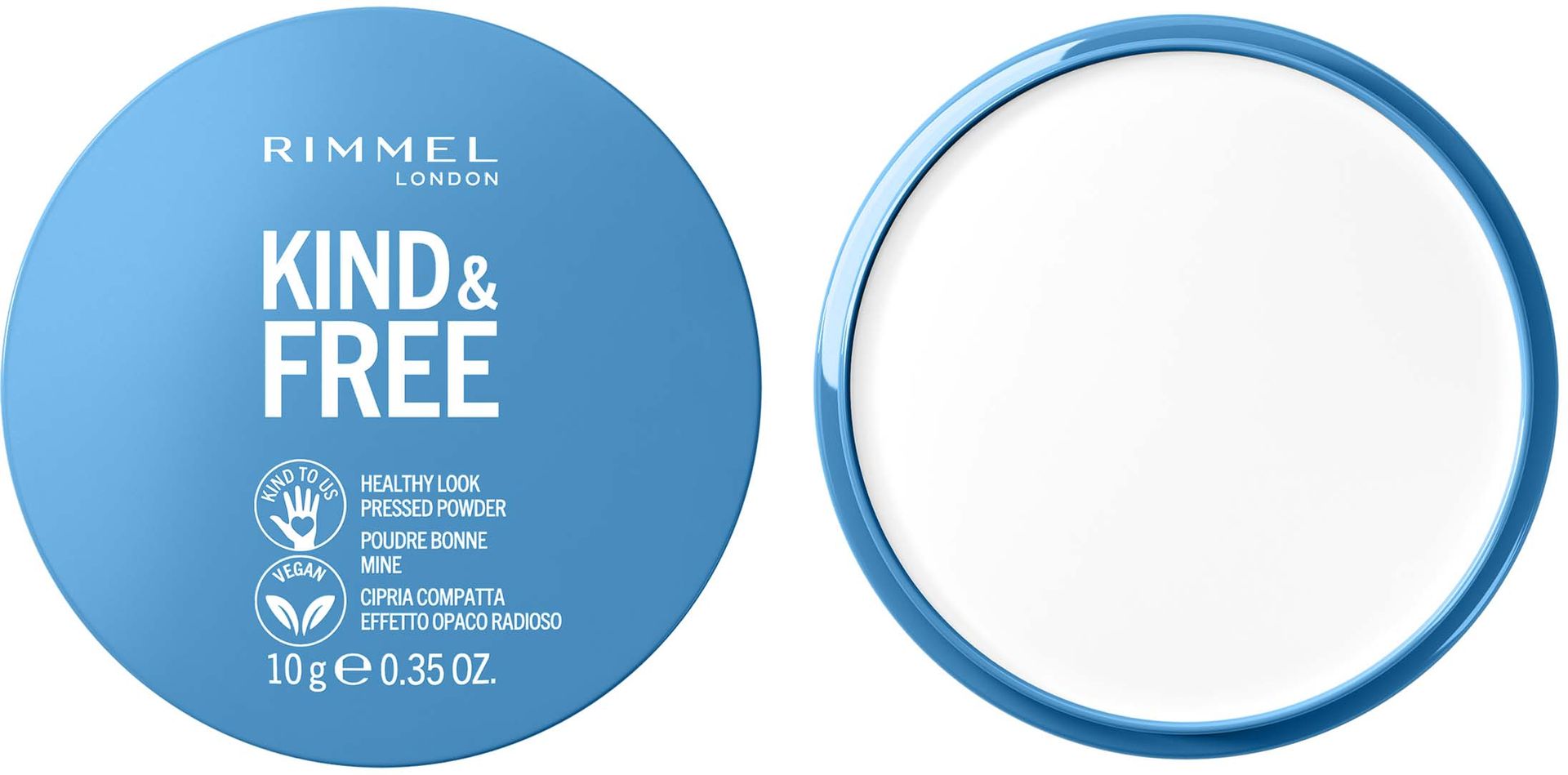 Rimmel Kind &Free pressed powder - puder do twarzy 1 Translucent