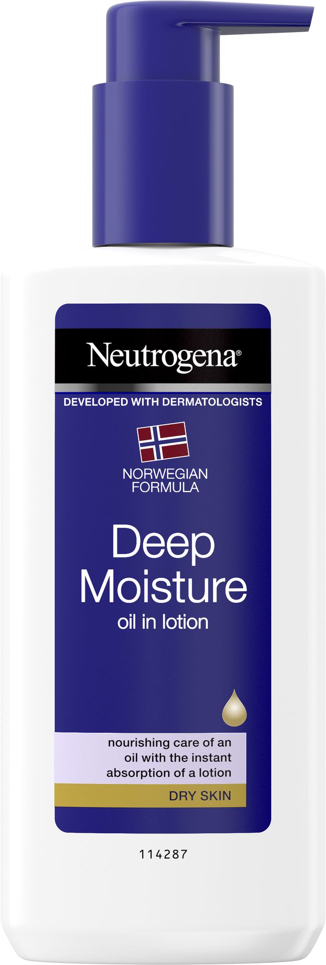 Neutrogena Formuła Norweska  Nawilżająca emulsja do ciała z olejkiem sezamowym 250 ml