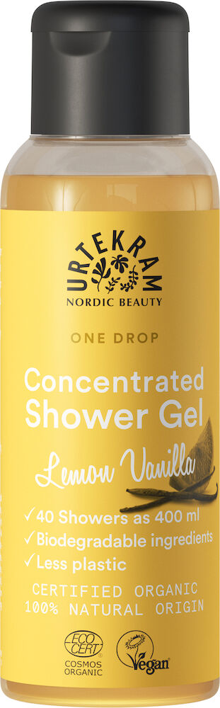 Urtekram Concentrated Shower Gel Lemon Vanilla - skoncentrowany żel pod prysznic 100 ml