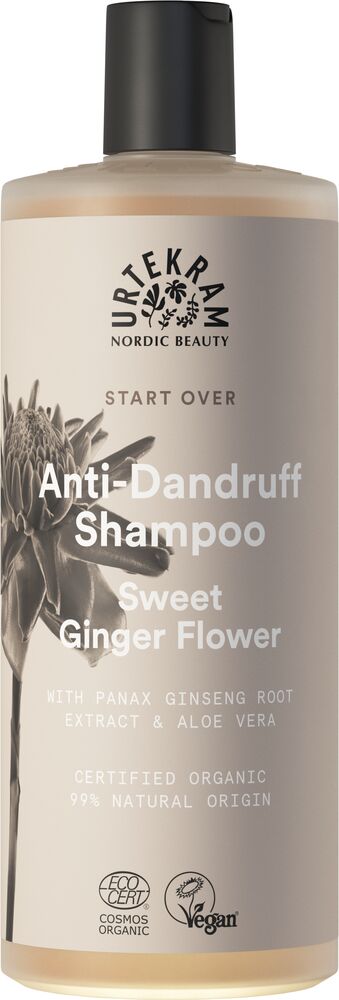 Urtekram Start Over Anti-Dandruff Sweet Ginger Flower Shampoo - szampon do włosów 500 ml