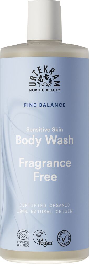 Urtekram Find Balance  Fragrance Free Body Wash - bezzapachowe mydło do ciała 500 ml