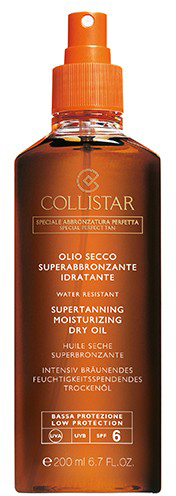 Collistar Sun Protection suchy olejek do opalania SPF 6 Supertanning Dry Oil) 200 ml