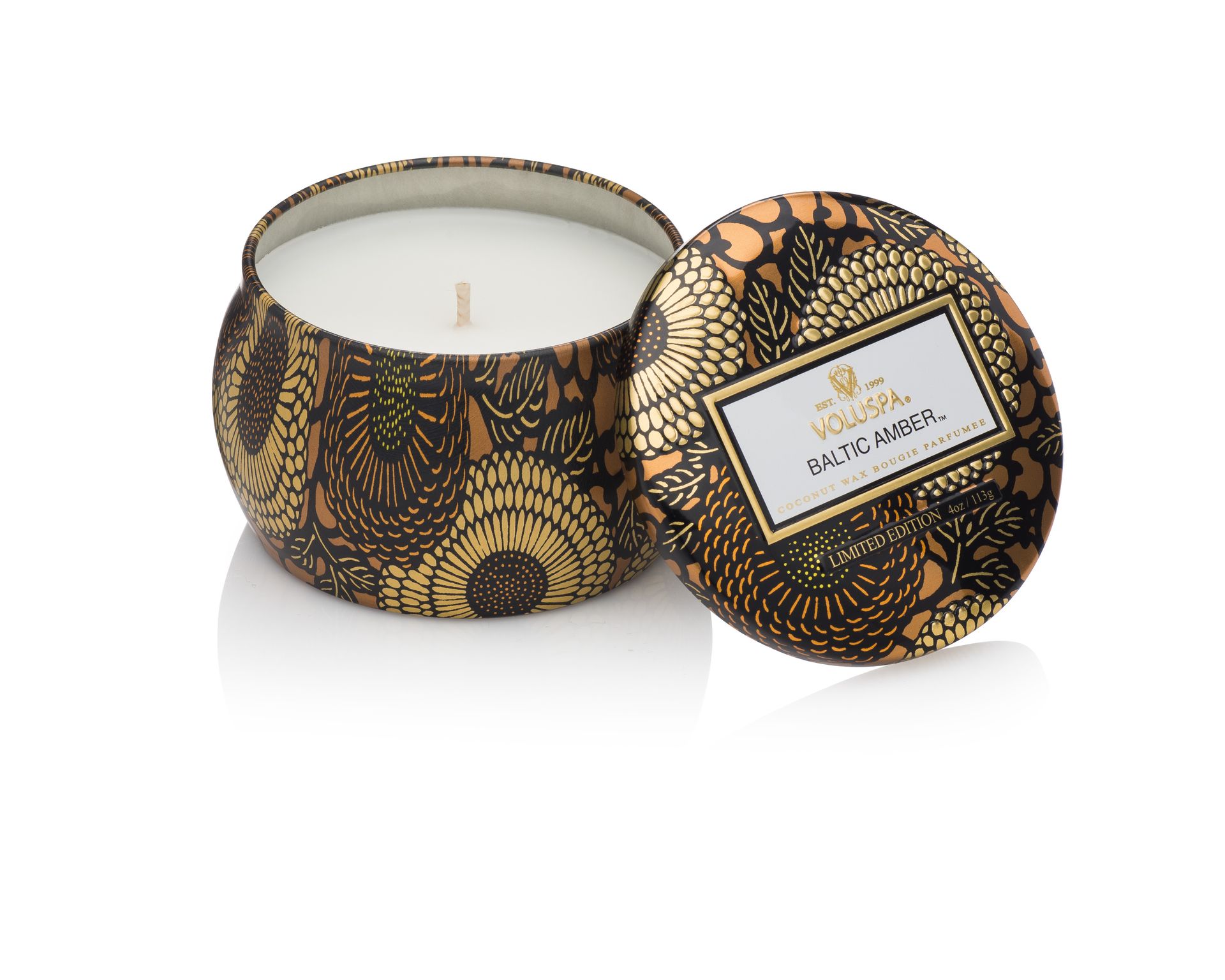 Voluspa Baltic Amber Decorative Tin Candle (25h)