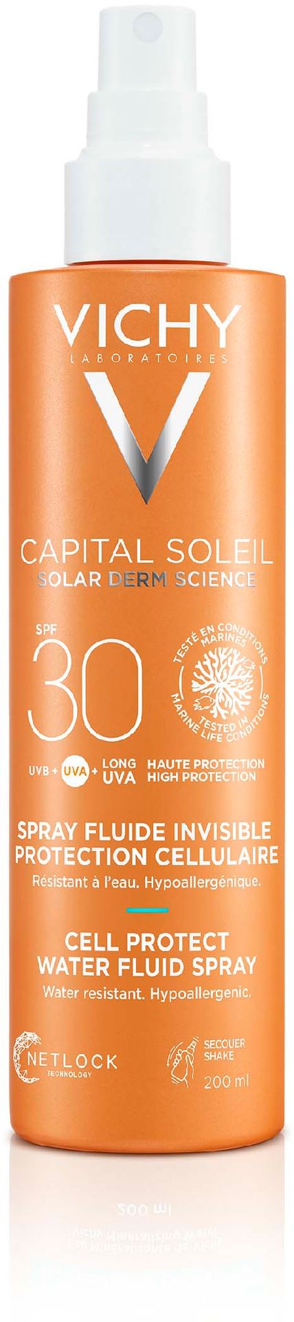 VICHY Capital Soleil Capital Soleil Cell protect UV spray SPF30 200 ml - Spray SPF30 200 ml