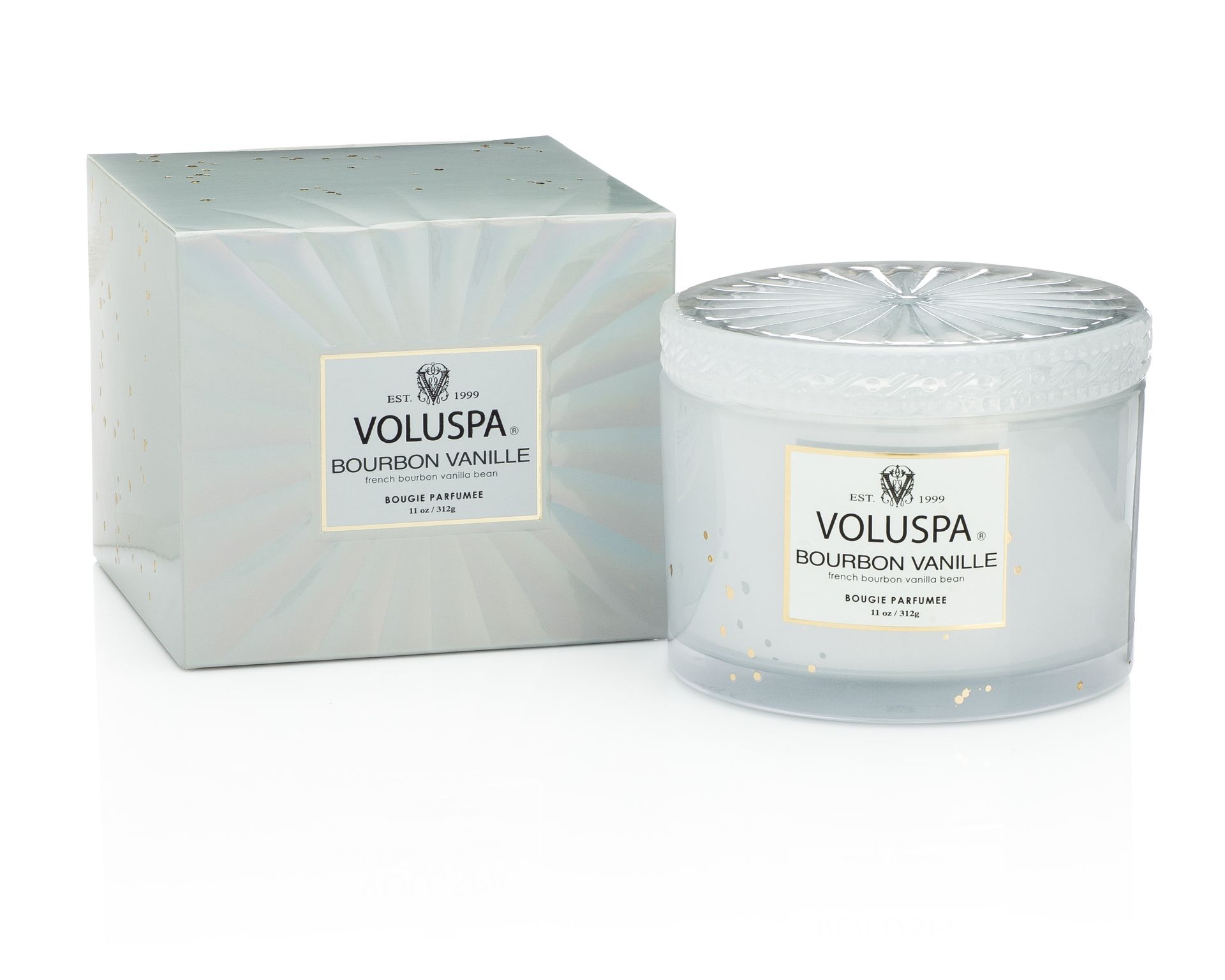 Voluspa Bourbon Vanille Boxed Corta Maison Glass Candle (45h)