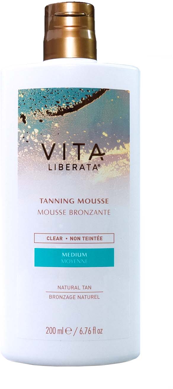 Vita Liberata Clear Tanning Mousse Pigment Free Wodna pianka samoopalająca bez pigmentu 200 ml (kolor medium)