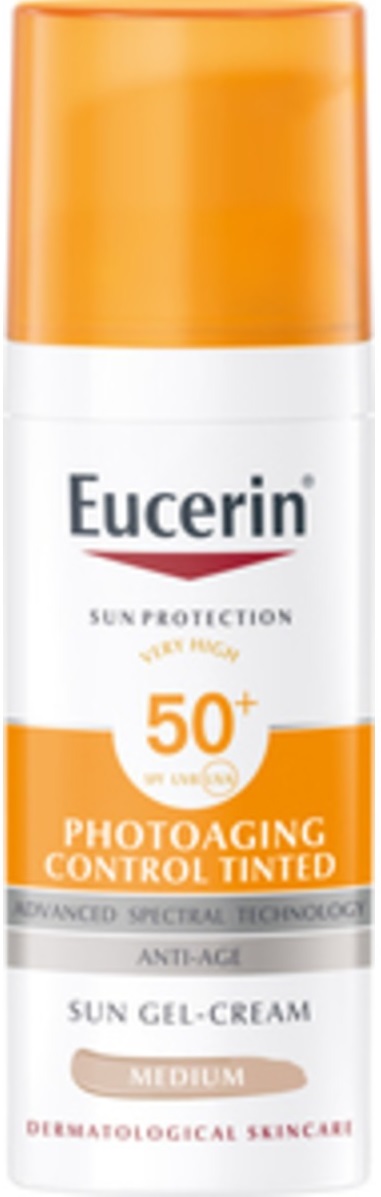 Eucerin Eucerin Sun Gel-Cream Medium SPF50+  - żel-krem przesiwsłoneczny SPF50+ 50ml 50 ml