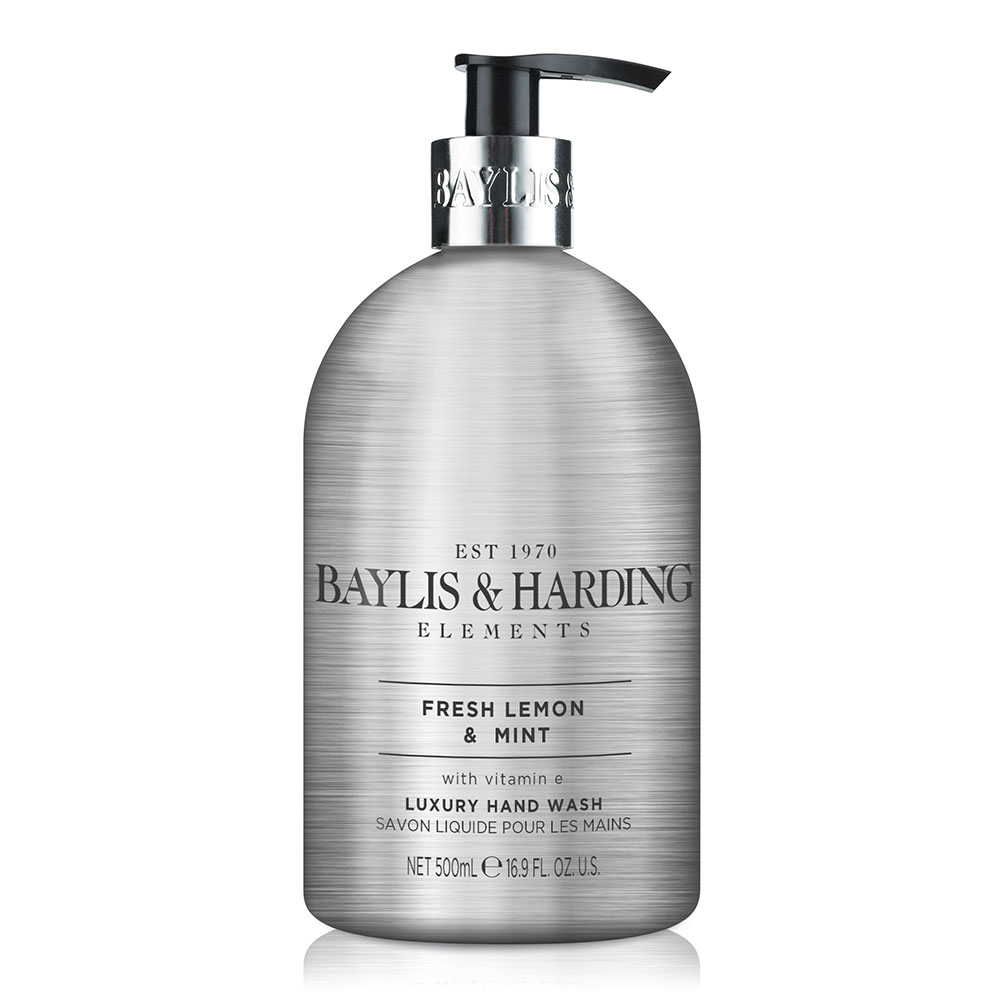 Zdjęcia - Mydło Elements Baylis & Harding   w płynie Lemon & Mint 500 ml 