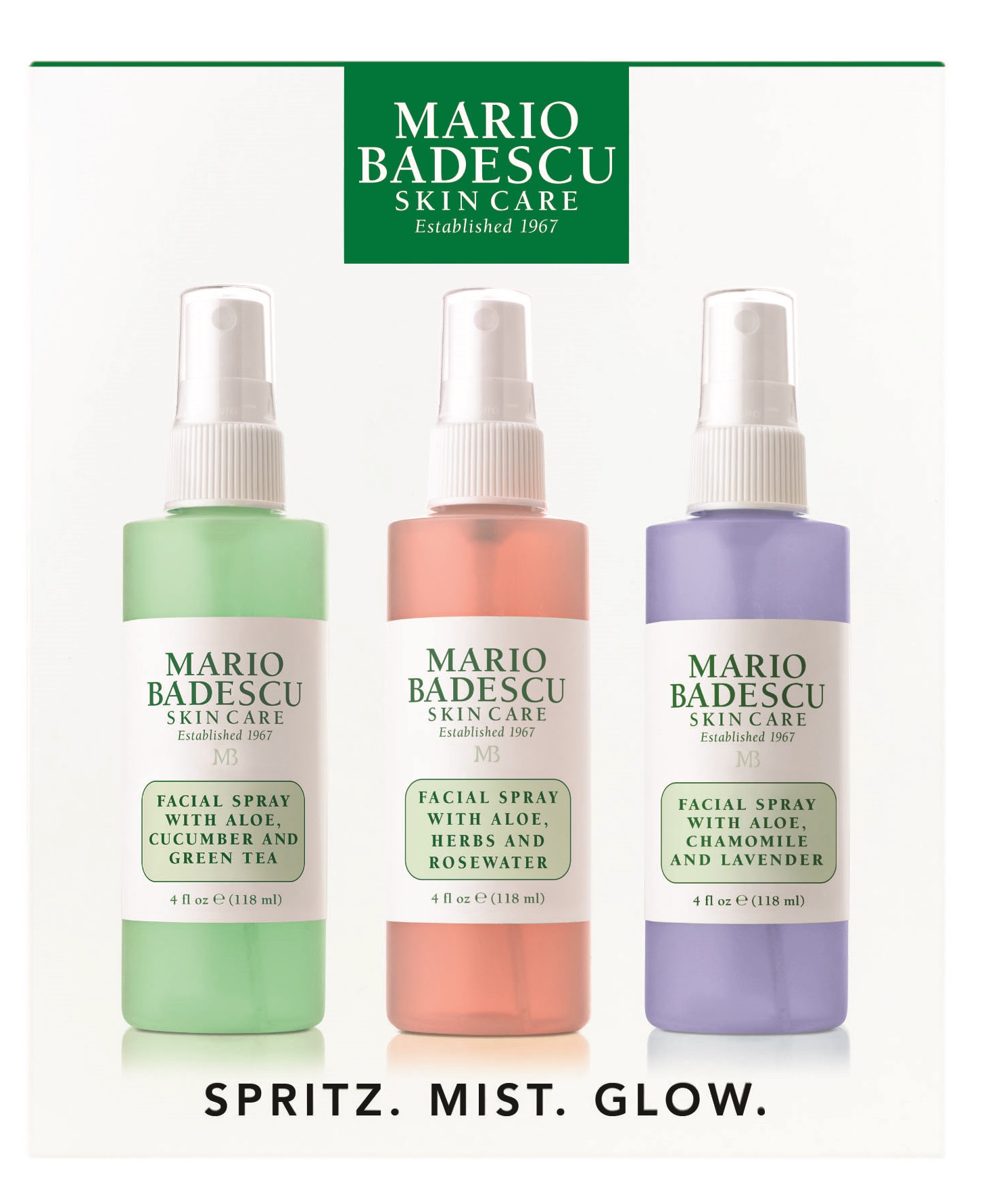 Mario Badescu Spritz,Mist & Glow