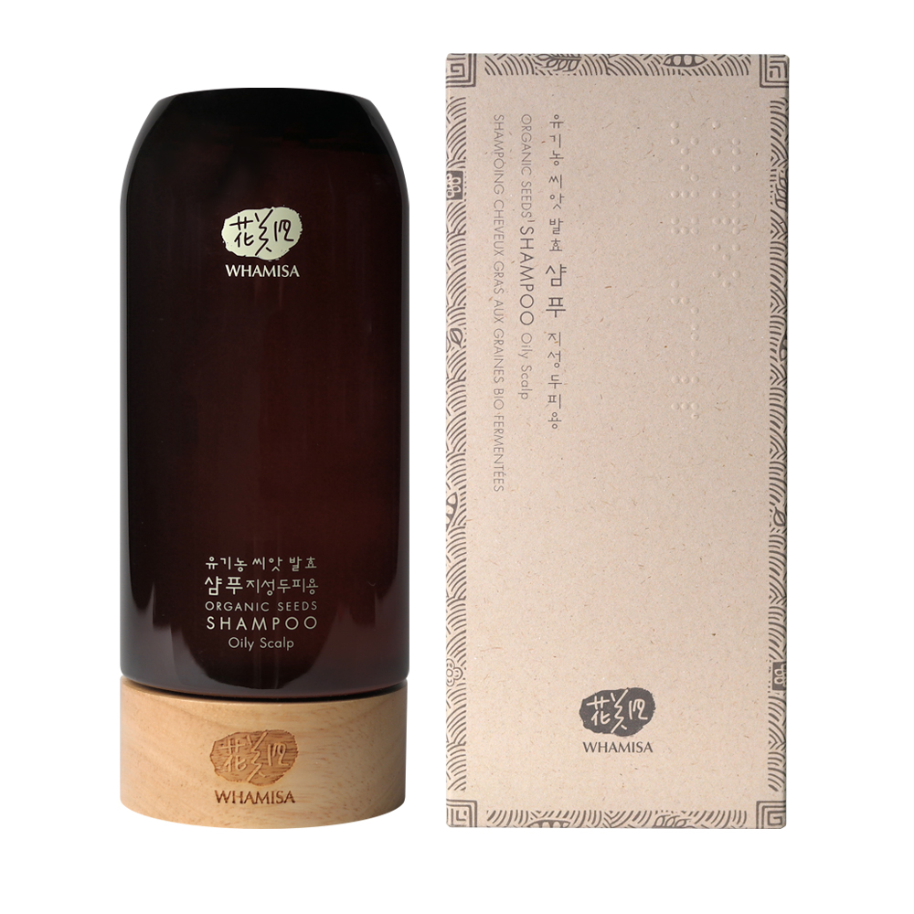 Organic Surge WHAMISA WHAMISA Pielęgnacja włosów Odświeżający szampon do przetłuszczającej się skóry głowy Seeds Shampoo Oily Scalp 510 ml