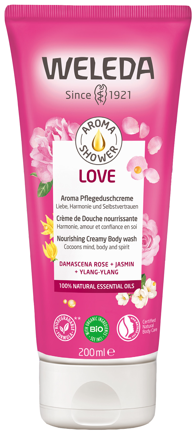 Weleda Aroma Shower Love krem pod prysznic 200 ml dla kobiet