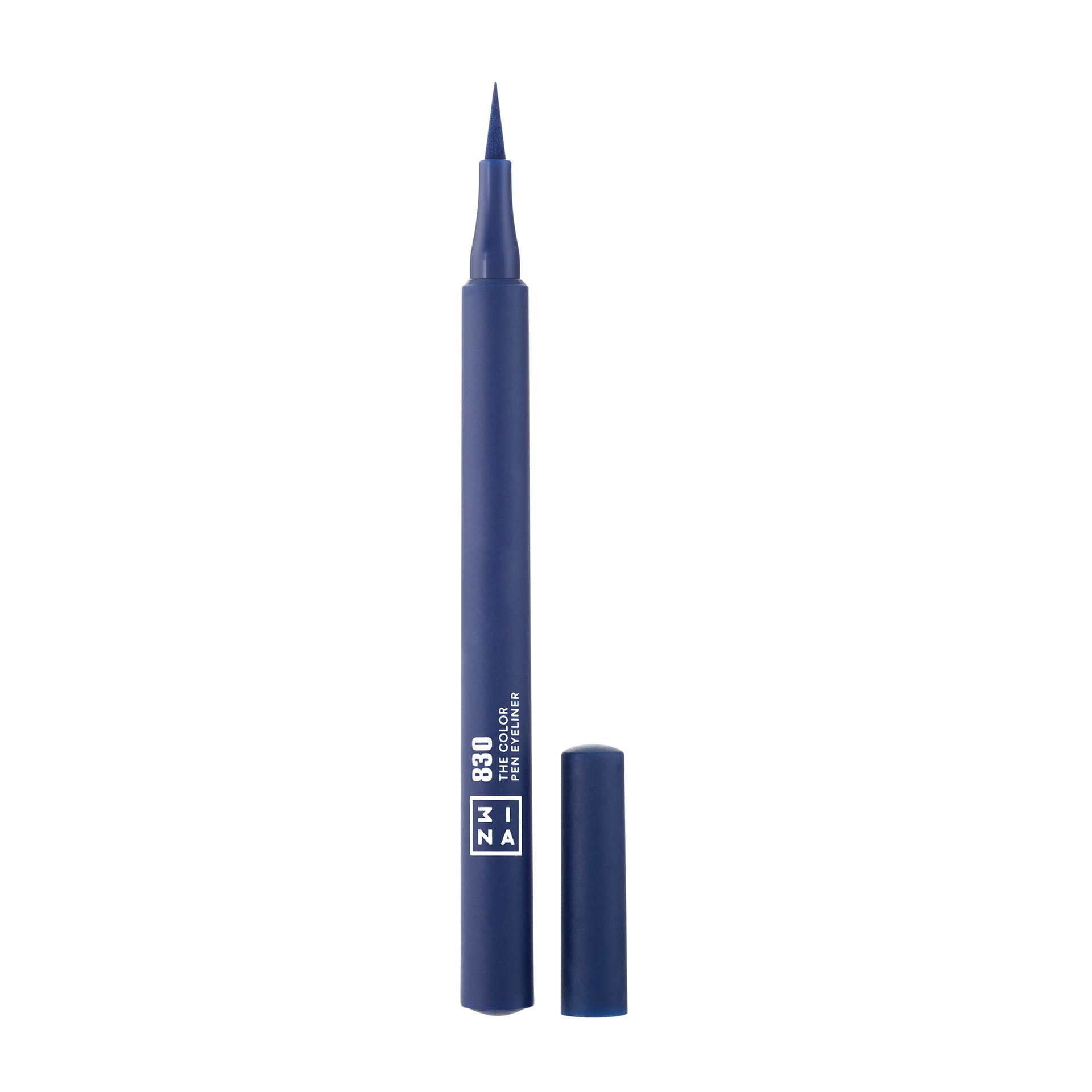 3INA Cosmetics 3INA Makeup-The Color Pen Eyeliner 830 - niebieski morski - płynny eyeliner - miękki i elastyczny, łatwy w obsłudze - 8 kolorów - formuła -egana - kosmetyki nietestowane na zwierzętach - Made in Europ
