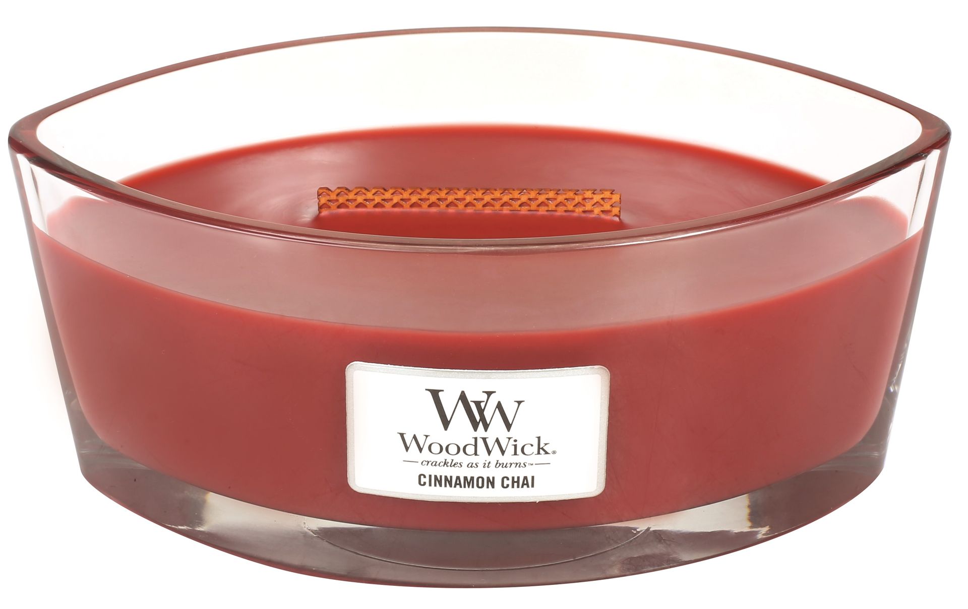 Cinnamon Chai świeca elipsa WoodWick