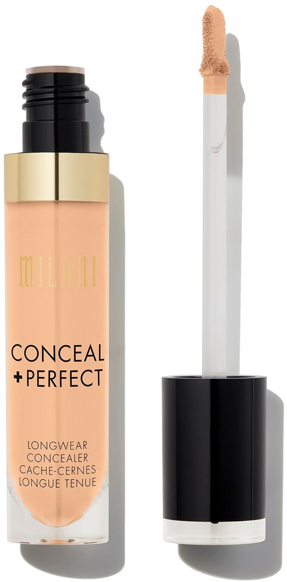 Pure MILANI MILANI - CONCEAL + PERFECT LONGWEAR CONCEALER - Wodoodporny korektor w płynie - 140 BEIGE MILPCKPL-WPL-03