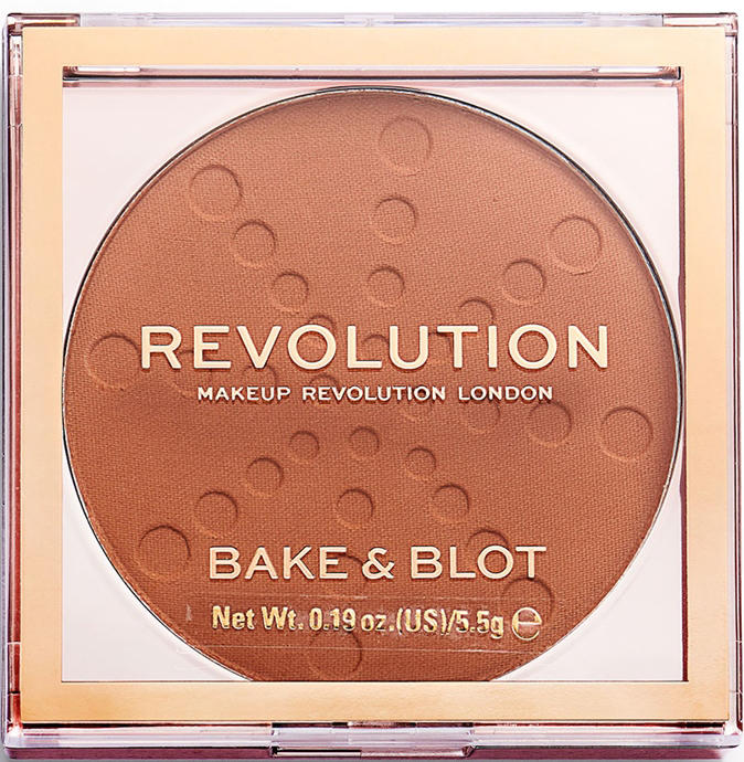 Makeup Revolution Bake&Blot Puder Prasowany 03 Orange 5g