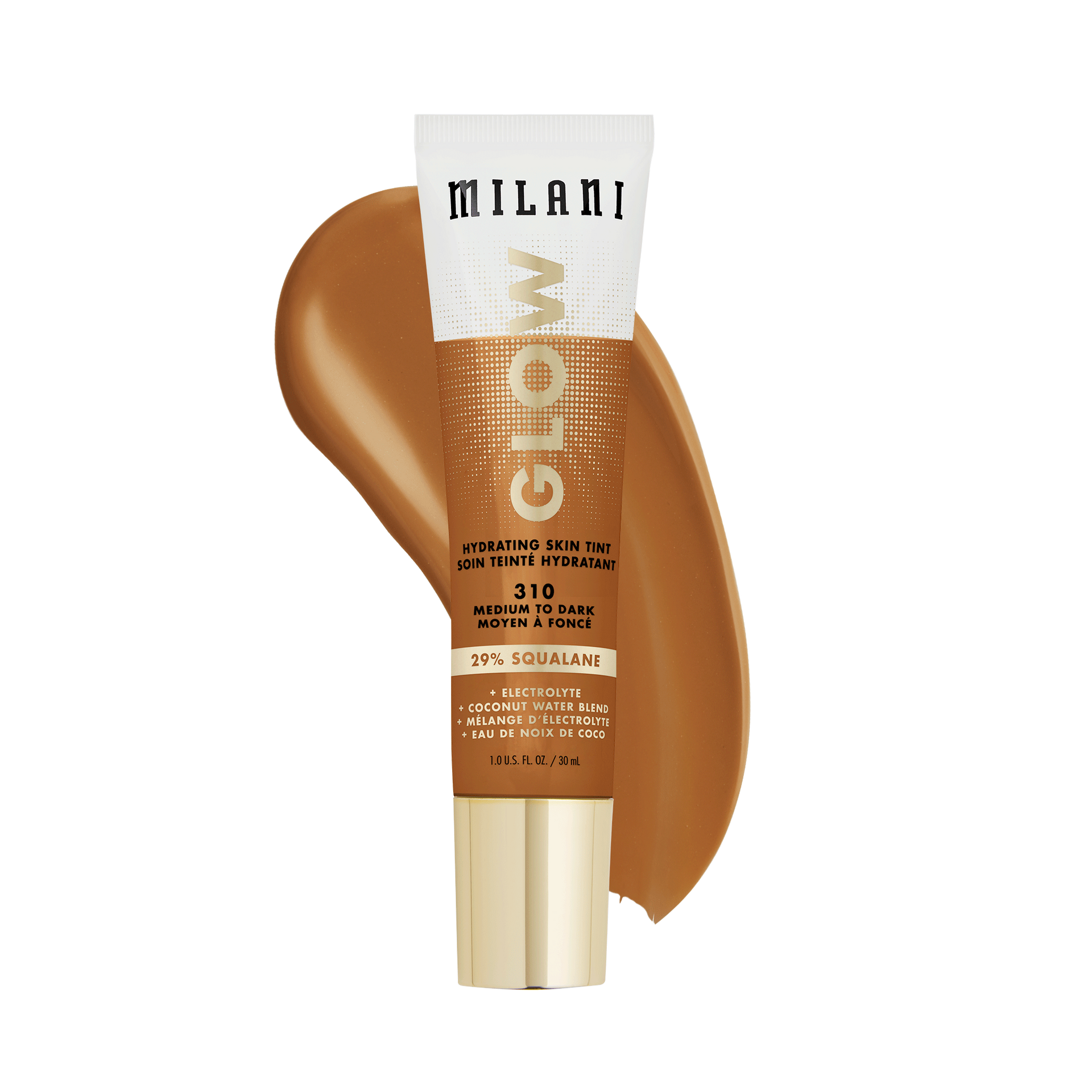 MILANI Glow Hydrating Skin Tint nawilżający podkład do twarzy 310 Medium to Dark 30ml 96196-uniw