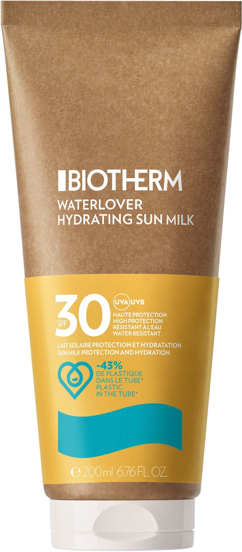 Biotherm Waterlover Hydrating Sun Milk SPF30 preparat do opalania ciała 200 ml unisex