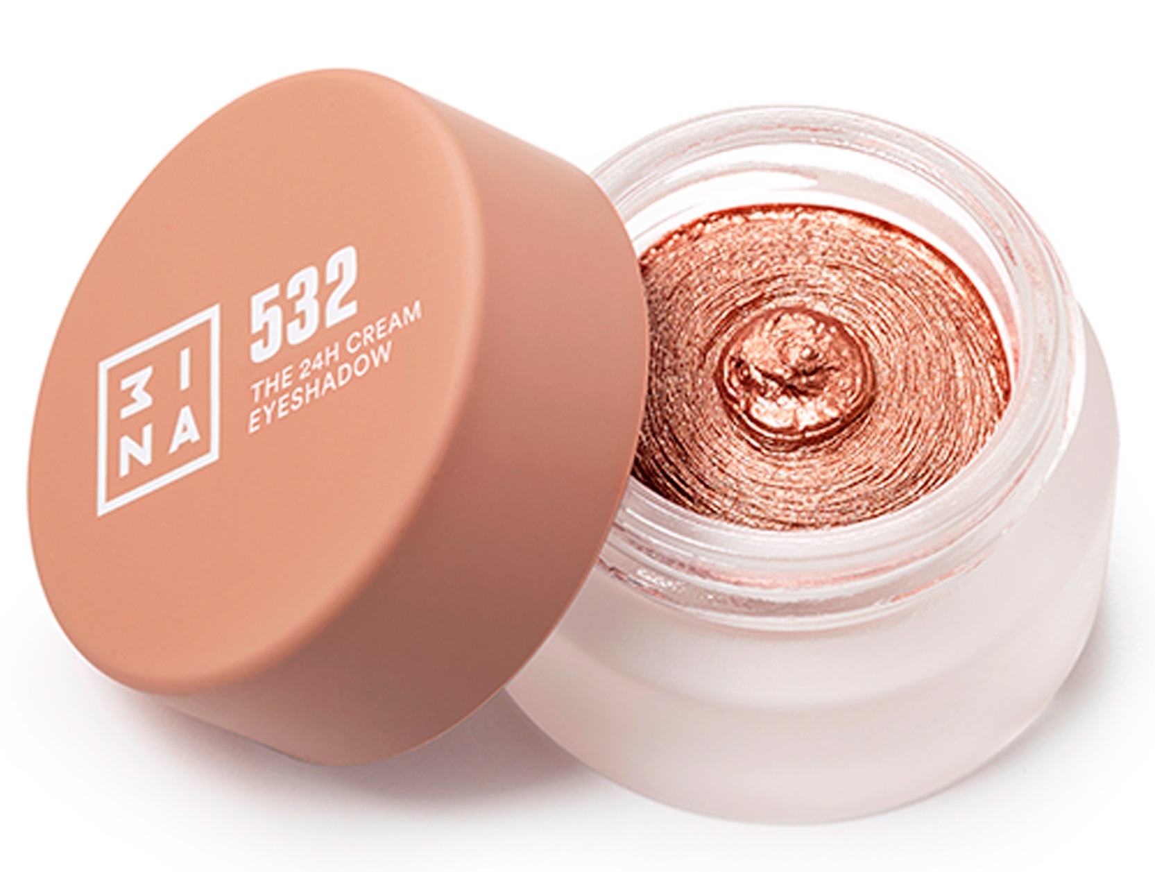 3INA 3INA 3INA The 24H Cream Eyeshadow Brązowy 3.0 ml