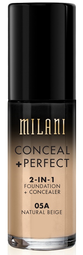 Milani MILANI Conceal + Perfect Light Natural 2 w 1 podkład + korektor, light beige 717489700030