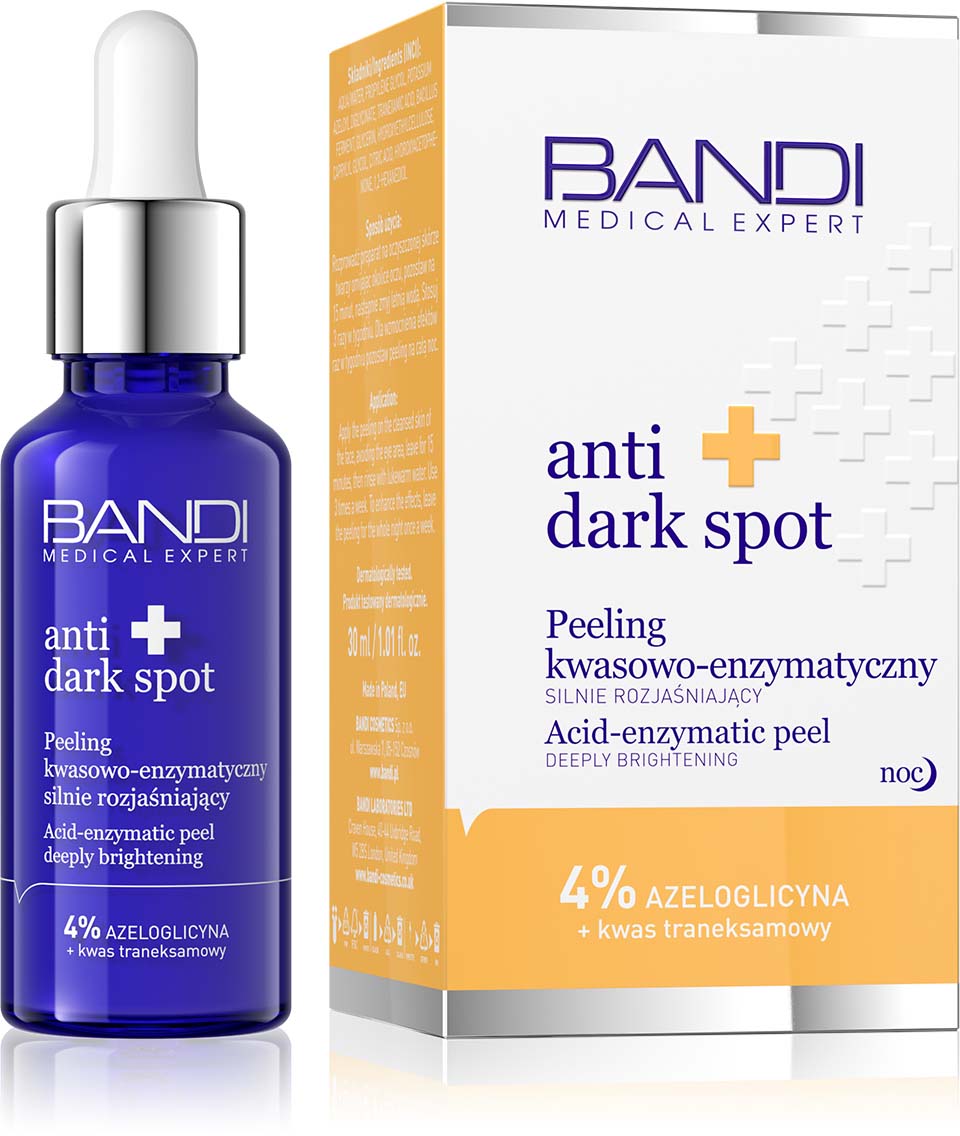 Bandi Anti Dark Spot peeling kwasowo-enzymatyczny silnie rozjaśniający 30ml