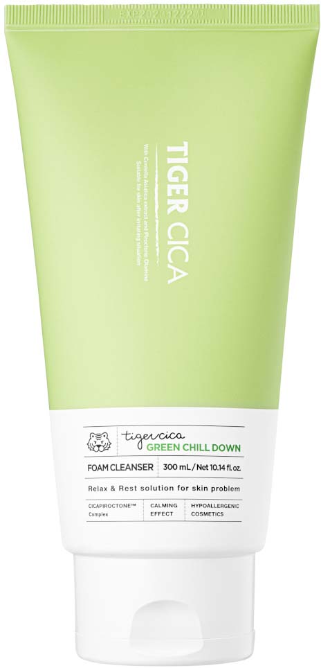 ITS SKIN Tiger Cica Green Chill Down Foam Cleanser 300 ml