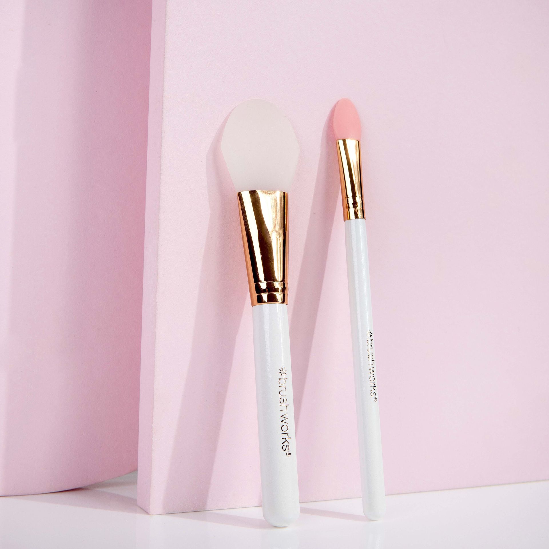 Brushworks Invogue Silic. Face Mask Applicat TwinPack, 2 sztuki (2 x 1 sztuka)