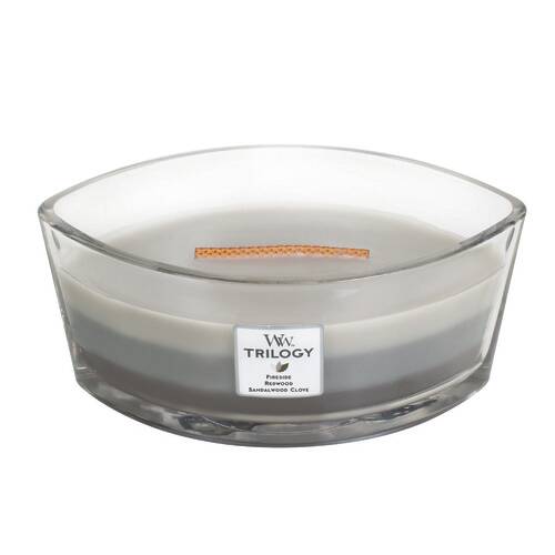 WoodWick Trilogy Warm Woods Świeca elipsa 1,35 kg 76911E