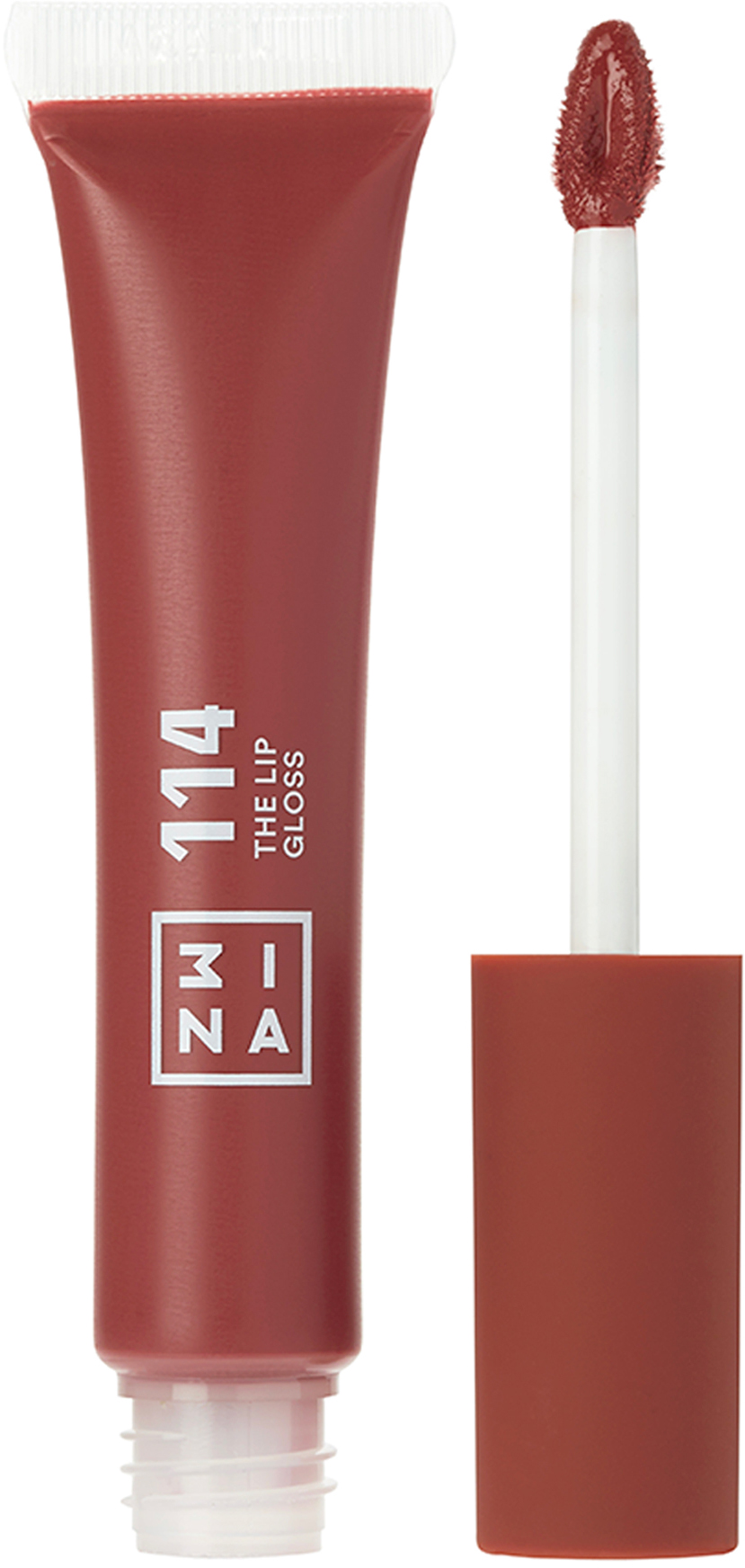 3INA 3INA 3INA The Lip Gloss 114 Ciemny Ciepły Nude 8.0 ml