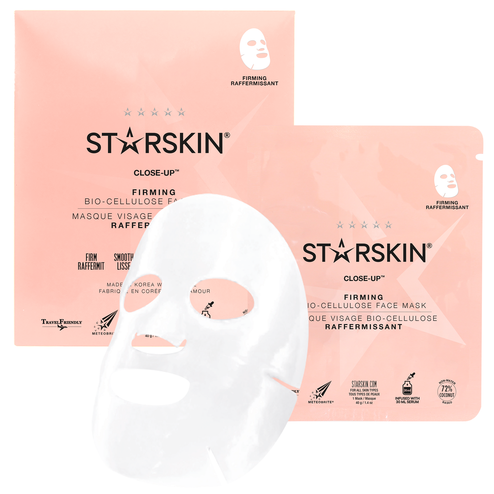 Starskin Close-UpT Firming Bio-Cellulose Face Mask Maseczka 30ml