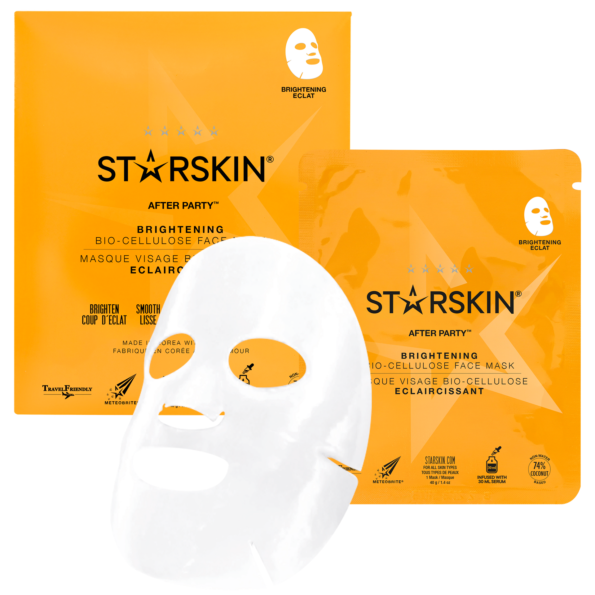 Starskin After PartyT Brightening Bio-Cellulose Maseczka 30ml