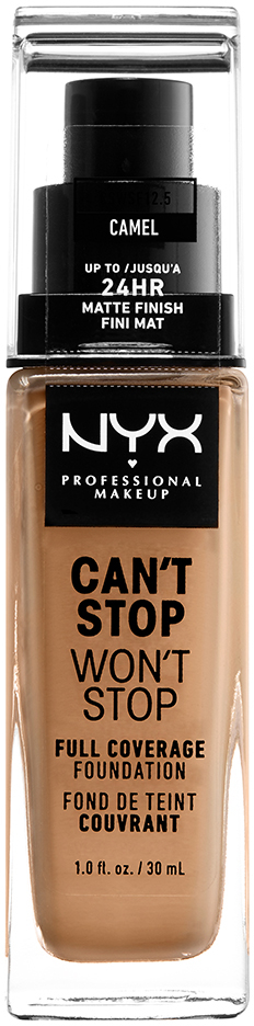 NYX Professional Makeup Cant Stop Wont Stop Foundation 12.5 Camel