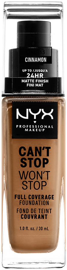 NYX Professional Makeup Cant Stop Wont Stop Foundation 15.5 Cinnamon
