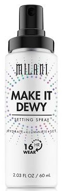 Milani Make It Dewy Setting Spray Hydrate + Illuminate + Set