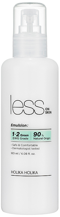 Holika Holika Less on Skin Emulsion Nawilżający tonik do każdego rodzaju skóry szczególnie do skóry tłustej i wrażliwej 180 ml
