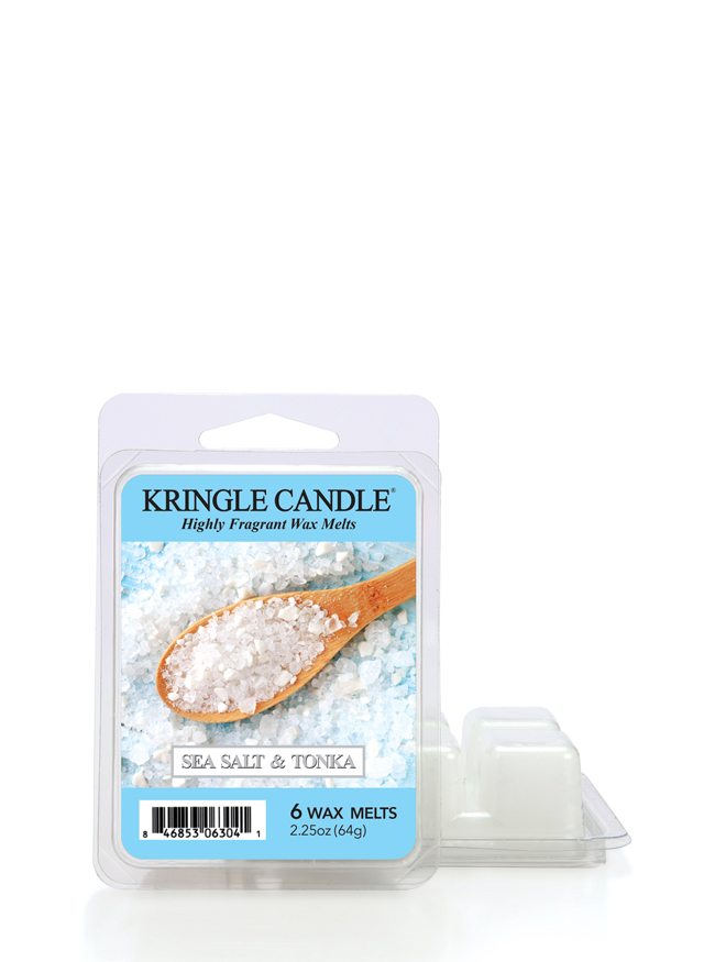 Kringle Candle Sea Salt & Tonka Wax Melts - wosk zapachowy 64 ml