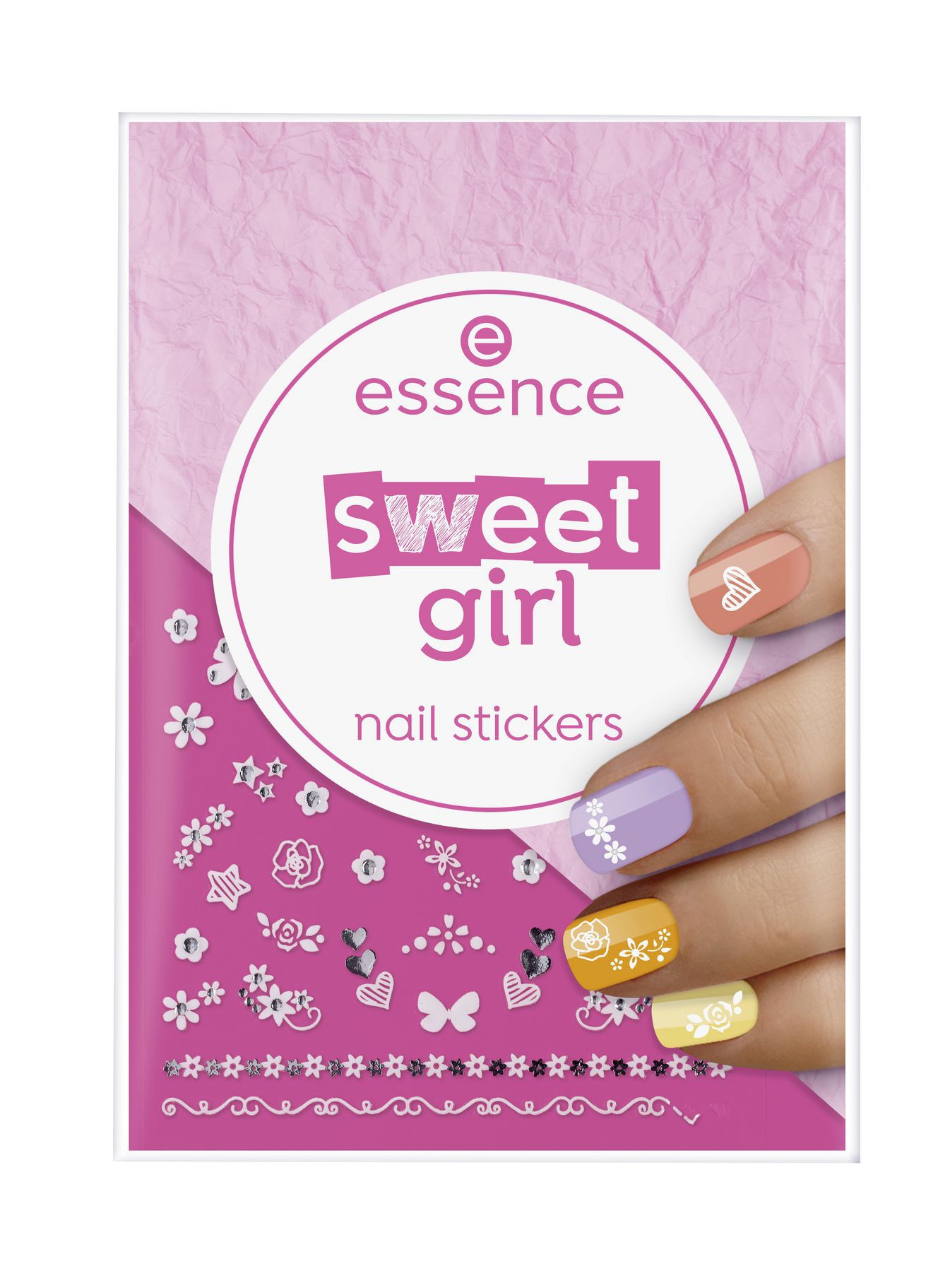 Essence Nail Stickers - Naklejki na paznokcie - SWEET GIRL
