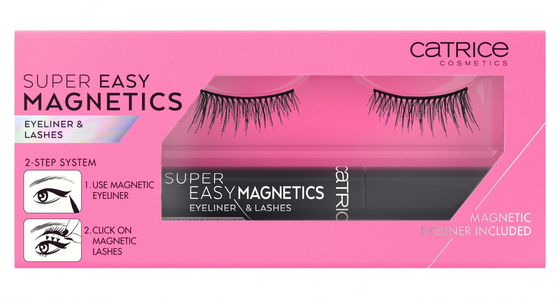 Catrice Eyelinery i kredki do oczu Super Easy Magnetics Eyeliner & Lashes 020 1 para 4.0 ml