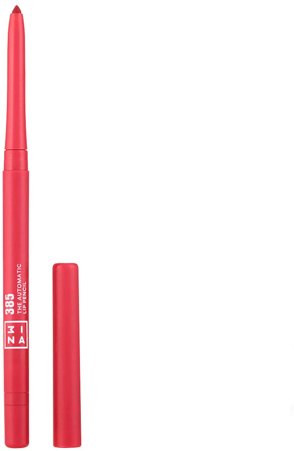 3ina 3INA Makeup  Vegan  Cruelty Free  The Automatic Lip Pencil 385  konturówka do ust  wyciągana pomadka  wodoodporna  burgund