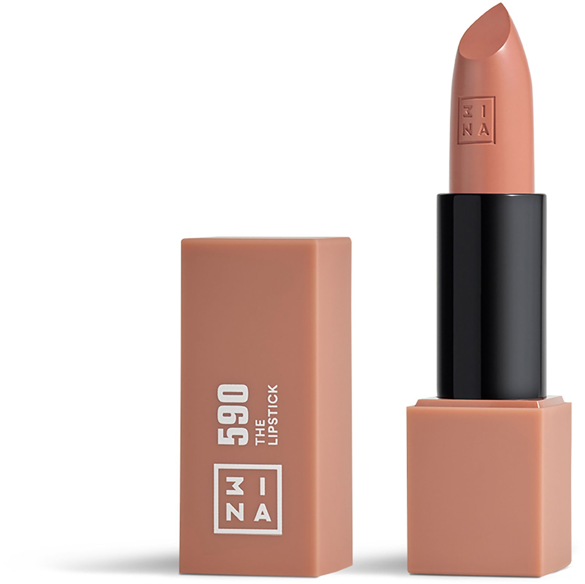 3ina 3INA Makeup  Vegan  Cruelty Free  The Lipstick 590  jasny kolor skóry  pomadka do ust 5 h  matowa  wysoko pigmentowana szminka do ust  matowa, matowa, intensywna kolory, kremowy zapach wanilii