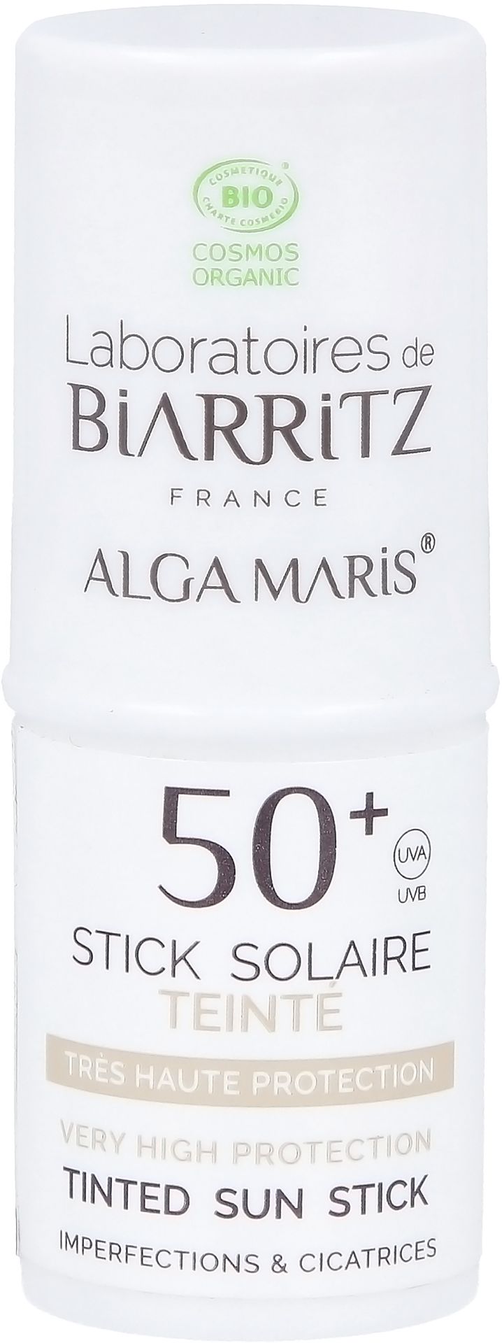 Laboratoires de Biarritz Alga Maris Krem ochronny w sztyfcie SPF 50 9 ml